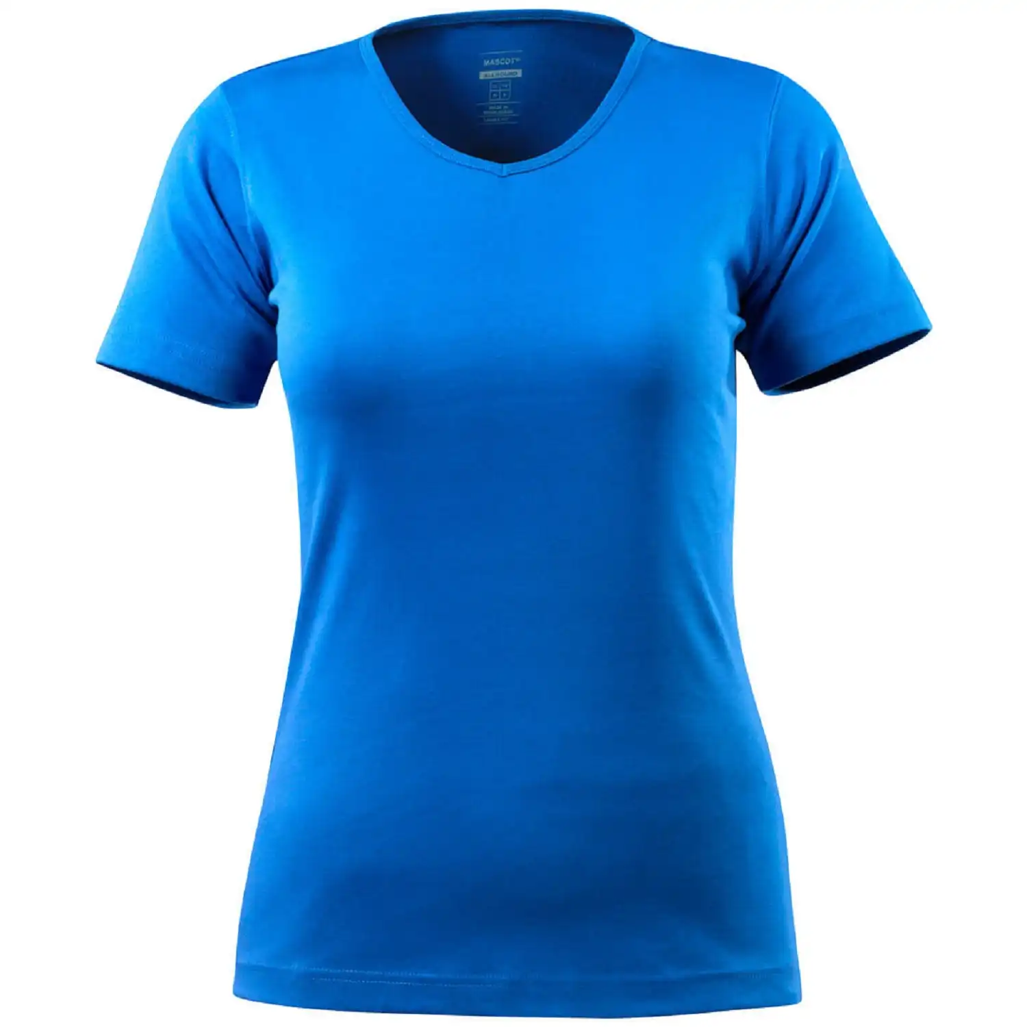 Damen T-Shirt "NICE" Crossover in azurblau, S - Bild 1