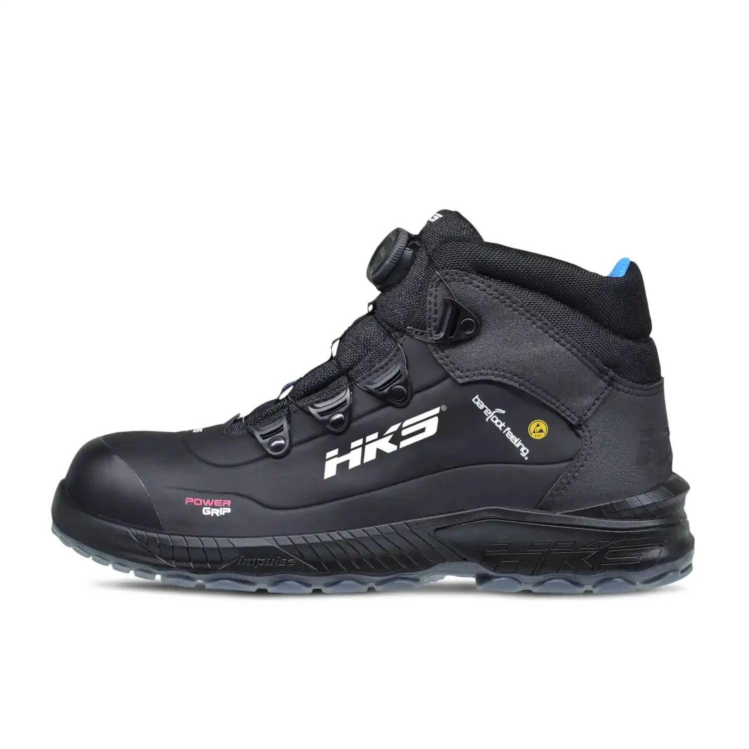 Barfuß Sicherheitshochschuhe S3 "BFS 80 BOA" in 44 - Thumbnail 1