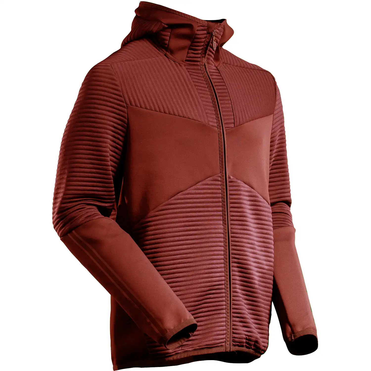 Kapuzen-Sweatjacke "22603-681" Customized in herbstrot, XL - Thumbnail 1