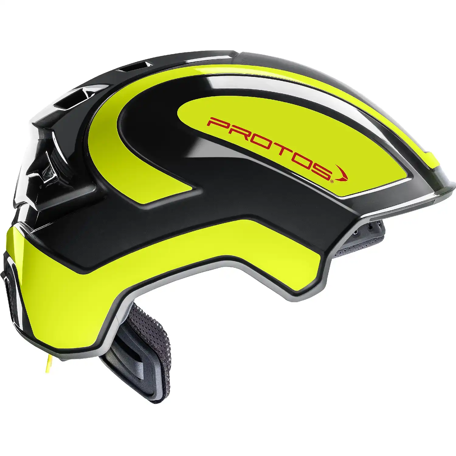 Schutzhelm "INTEGRAL INDUSTRY BG BAU" EN 397 in schwarz/neongelb - Bild 1