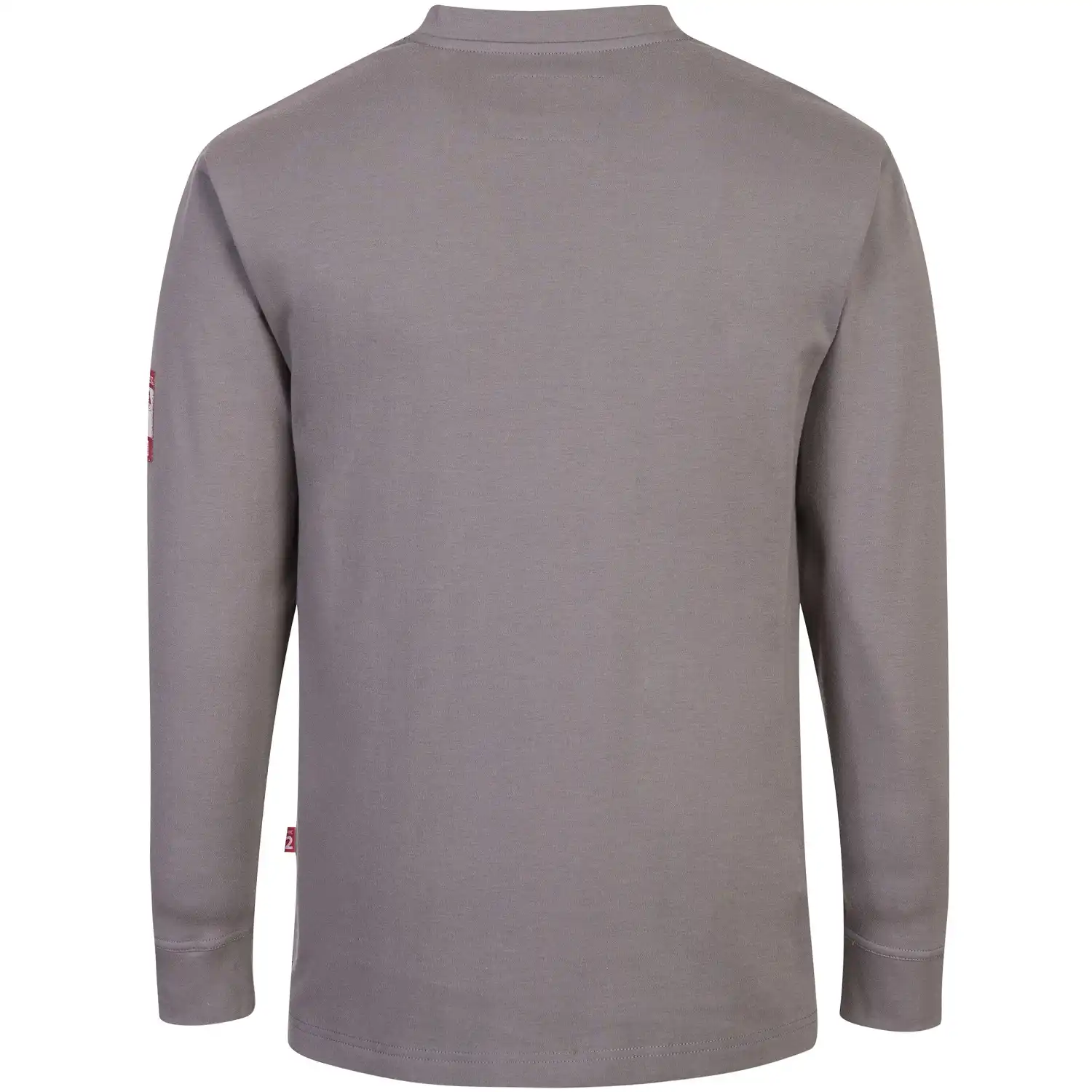 Multinorm Henleyshirt FR32 FR Anti-Static in grau, L - Thumbnail 2