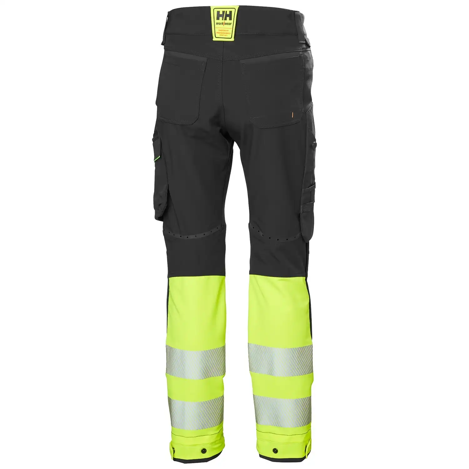 Warnschutz Stretch Bundhose Kl. 1 "ICU BRZ HH CONNECT™" in gelb/dunkelgrau, C44 - Thumbnail 2