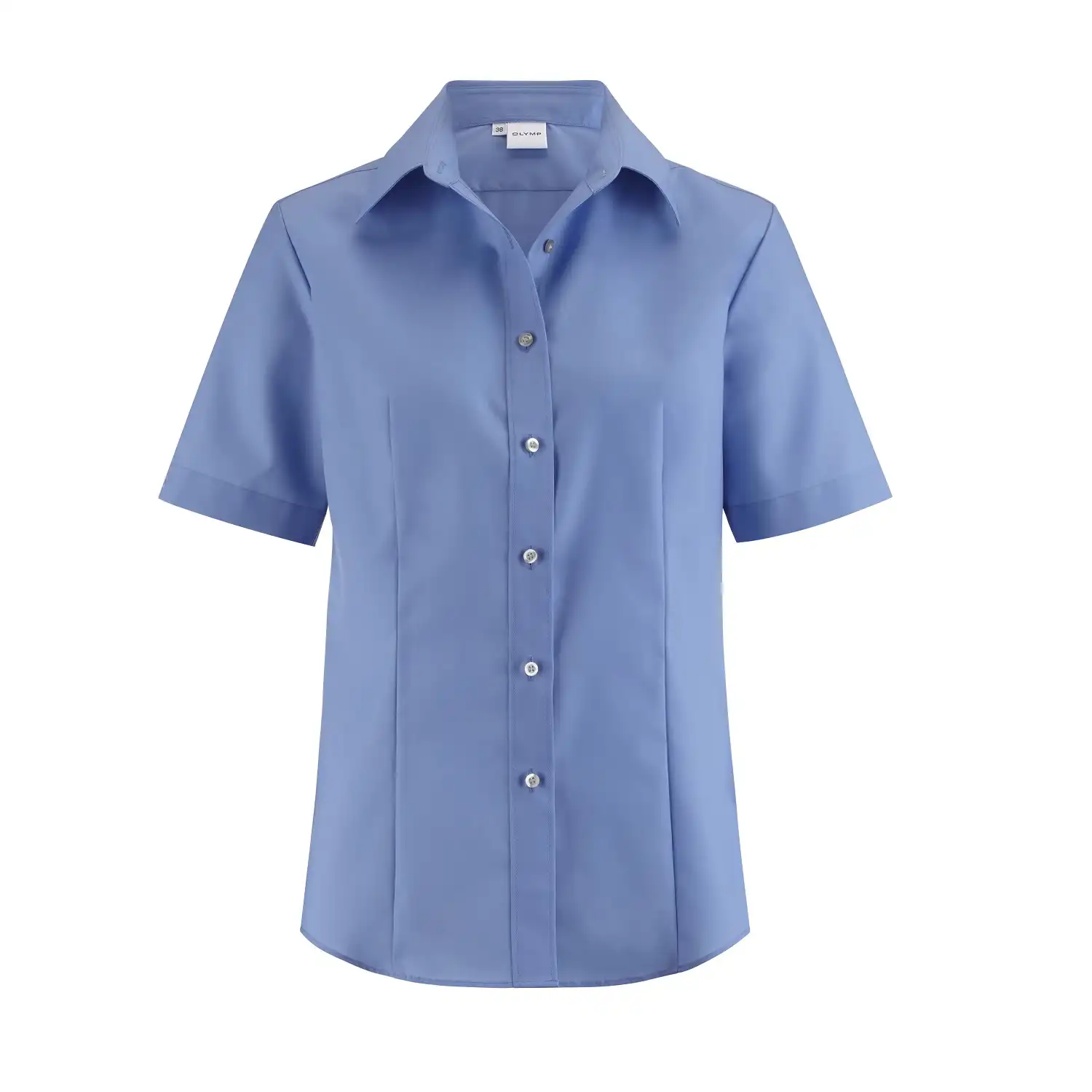 Bluse "TENDENZ Modell 12" halbarm blau in 44 - Bild 1