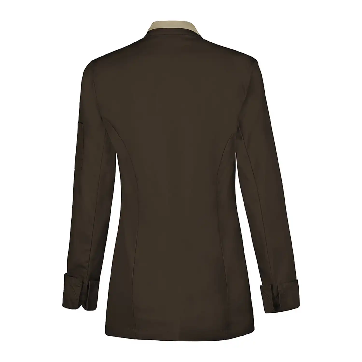 Damen Kochjacke "SAFFRON" in braun, L - Thumbnail 2