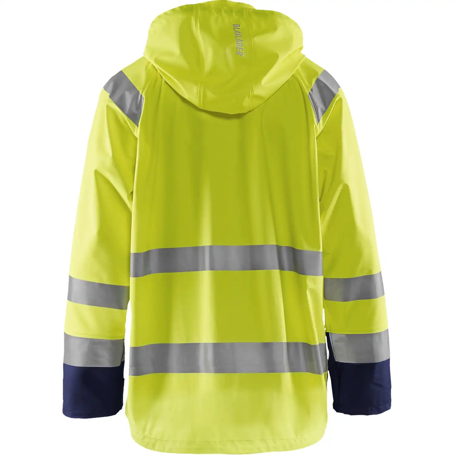 Warnschutz Regenjacke Level 1 "4323" in gelb/marine, 3XL - Thumbnail 2