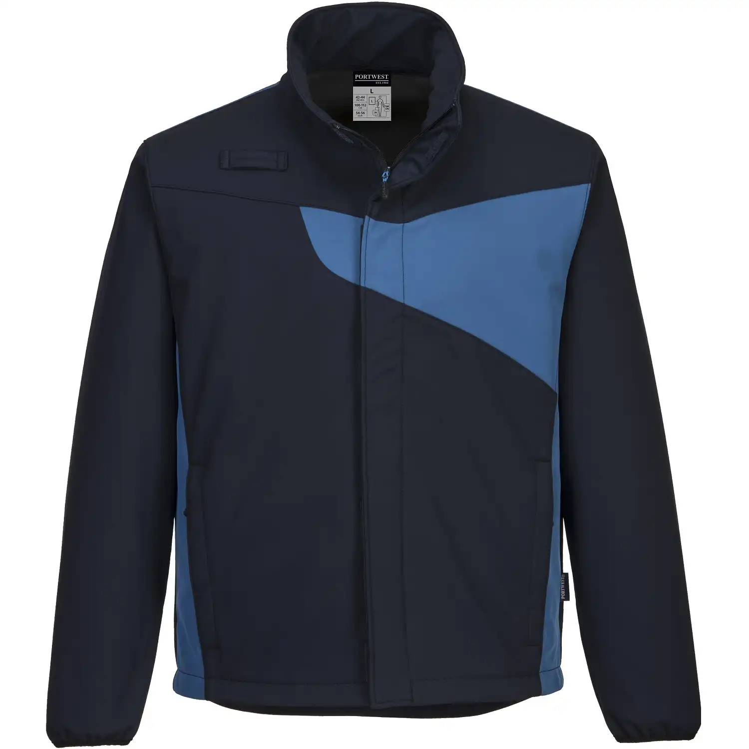 Softshelljacke "PW271" PW2 in marine/royal, L - Thumbnail 1