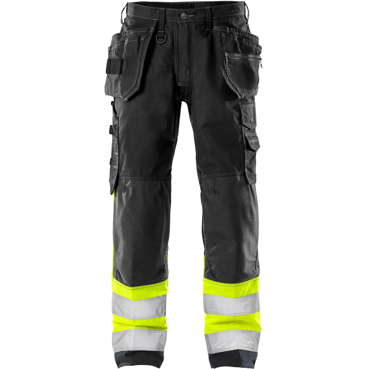 Warnschutz Handwerkerhose "2093 NYC" Ventilation in gelb/schwarz, C44 - Thumbnail 1