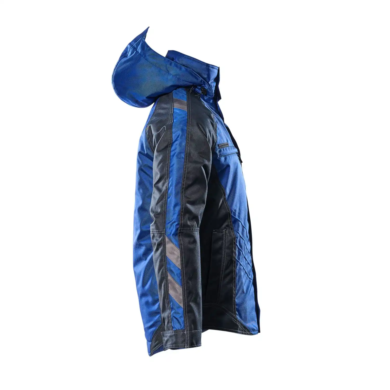 Pilotjacke "FRANKFURT" Unique mehrfarbig in kornblau/schwarz, XL - Thumbnail 4