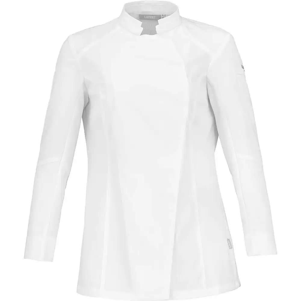 Damen Kochjacke "NUTMEG2" in L, Weiß - Thumbnail 1