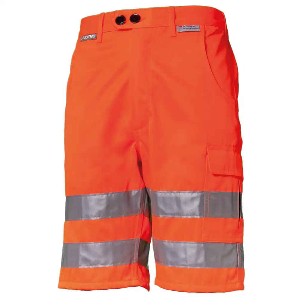 Warnschutz Shorts "UNI" in uni orange, 4XL - Bild 1