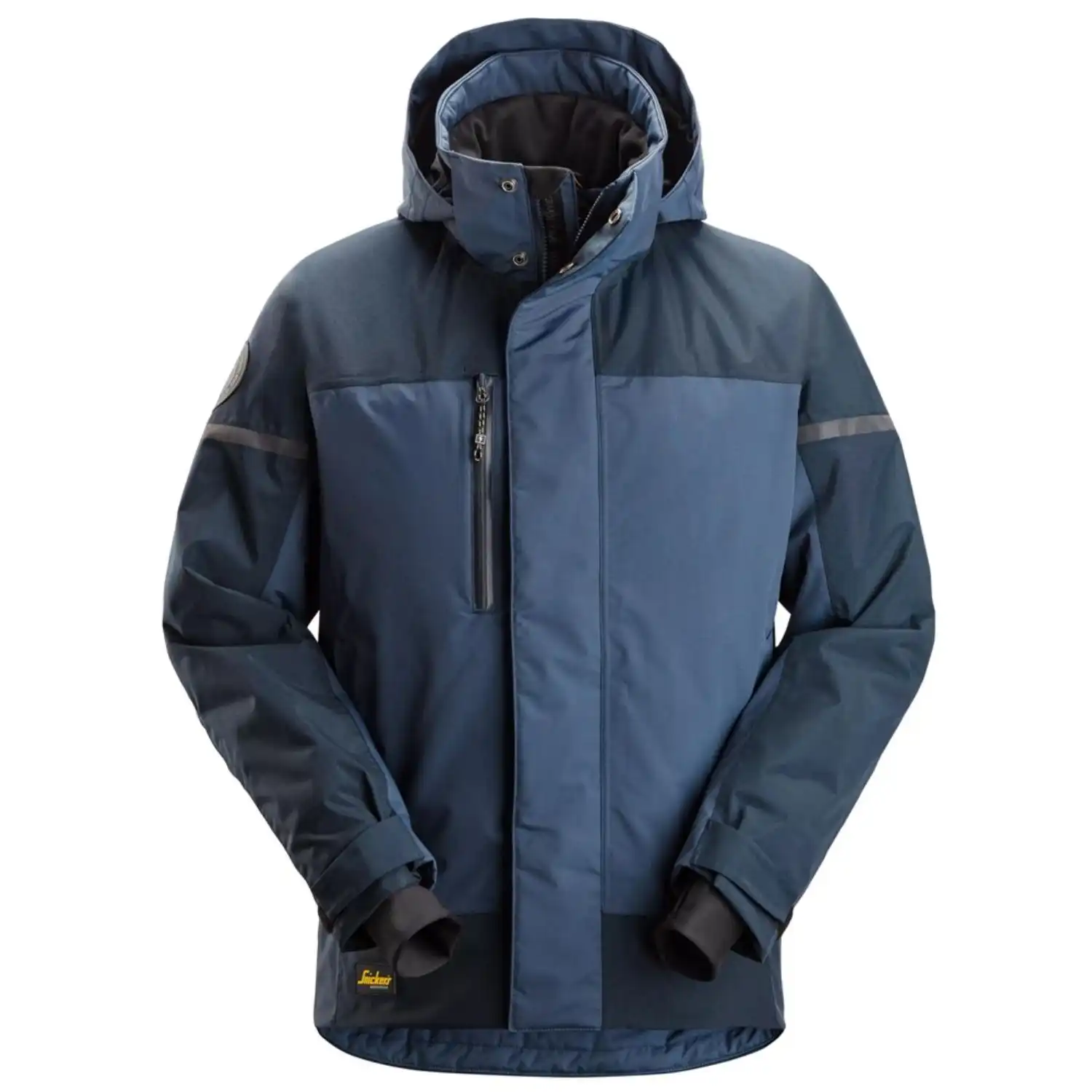 Arbeitsjacke "1112" AllroundWork in marine, L - Thumbnail 1