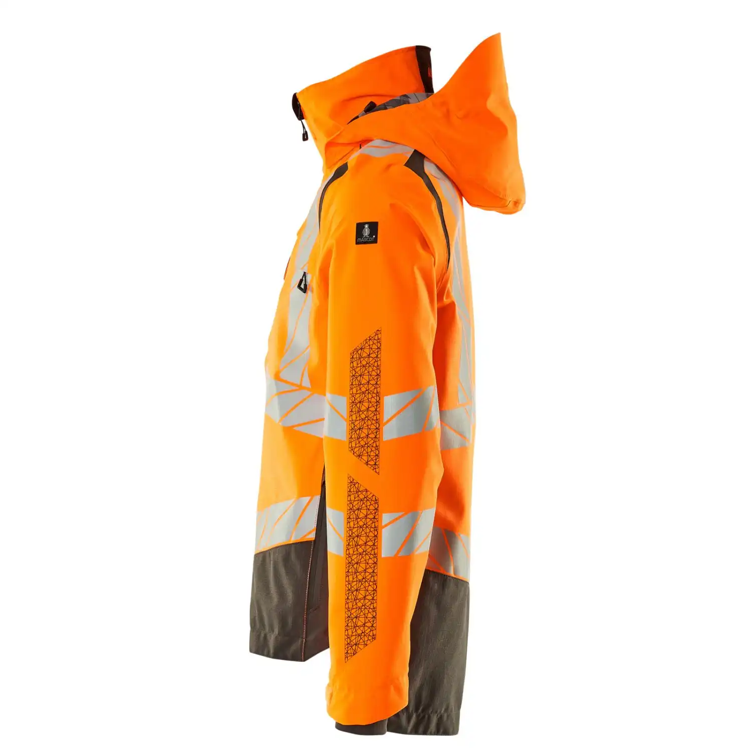 Warnschutz Regenjacke zweifarbig "ACCELERATE SAFE" in orange/dunkelanthrazit, L - Thumbnail 3