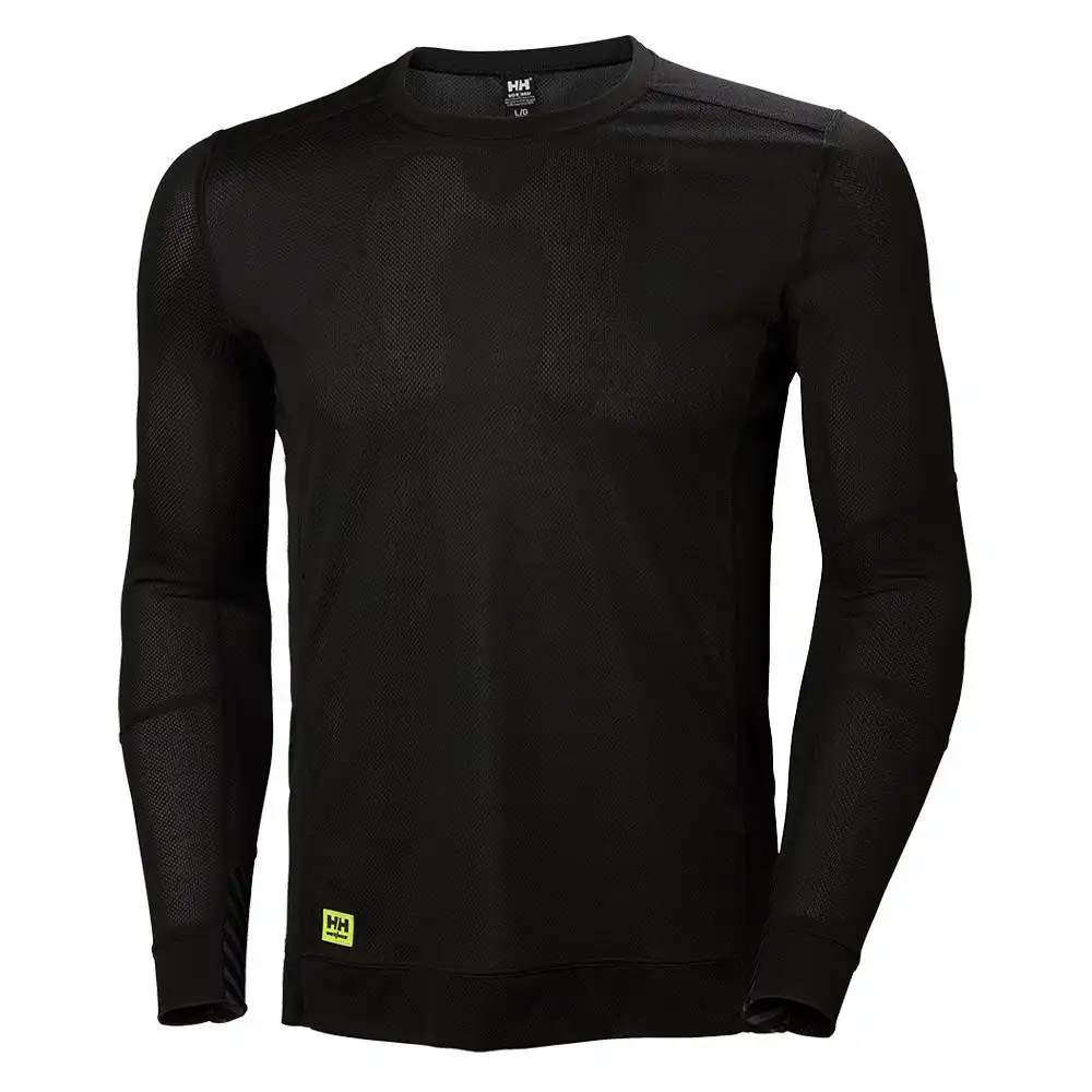 Langarm-Shirt "LIFA CREWNECK" in schwarz, M - Thumbnail 1