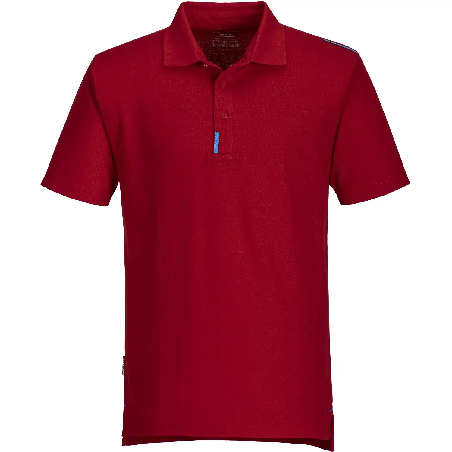 Polo-Shirt "T720" WX3 in tiefrot, S - Thumbnail 1