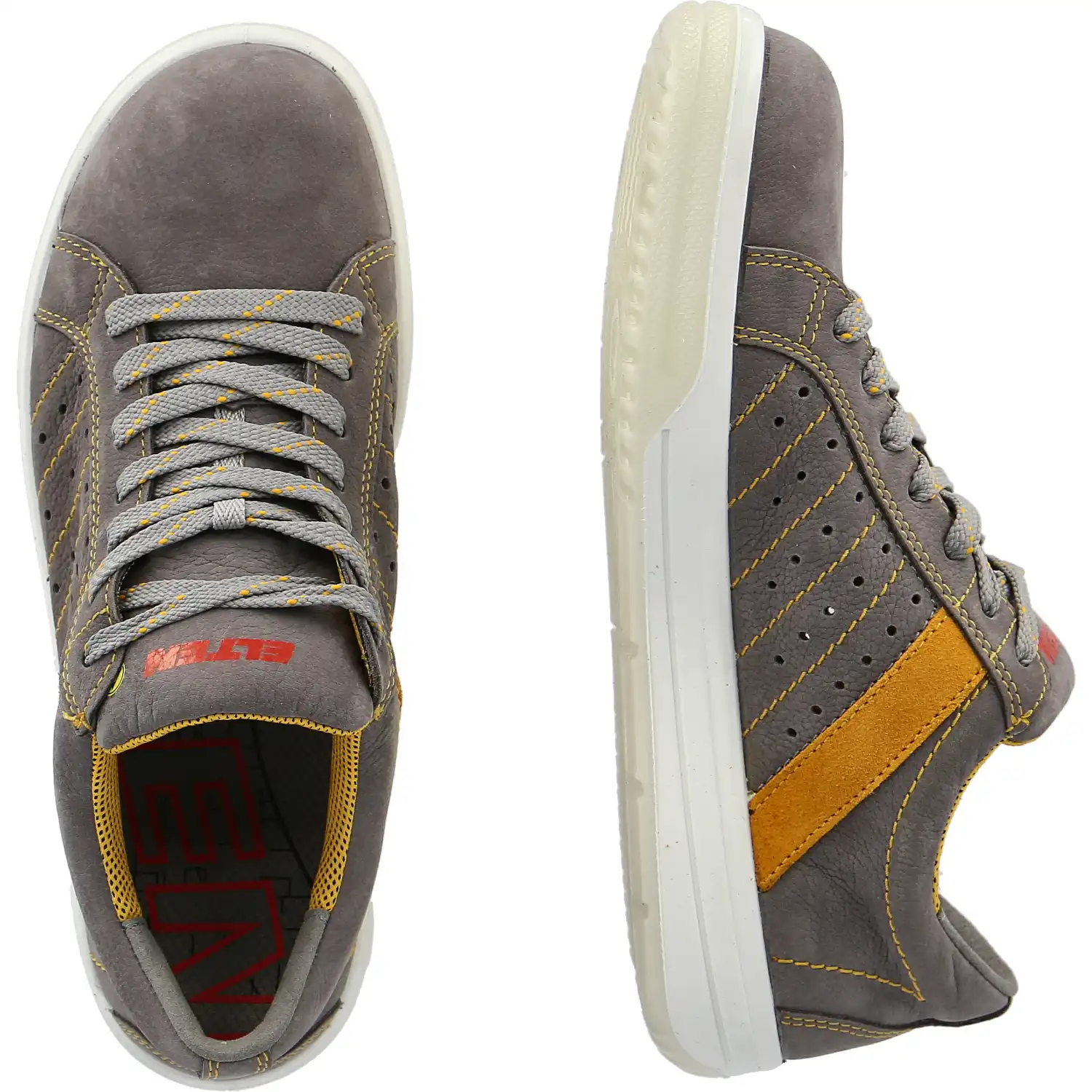 Sicherheitshalbschuhe S1 "BREEZER GREY LOW" ESD L10 in 43 - Thumbnail 2