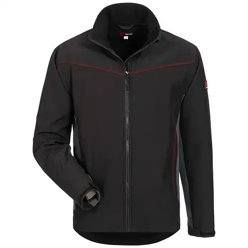 Workwear Softshelljacke  in schwarz, L - Bild 1
