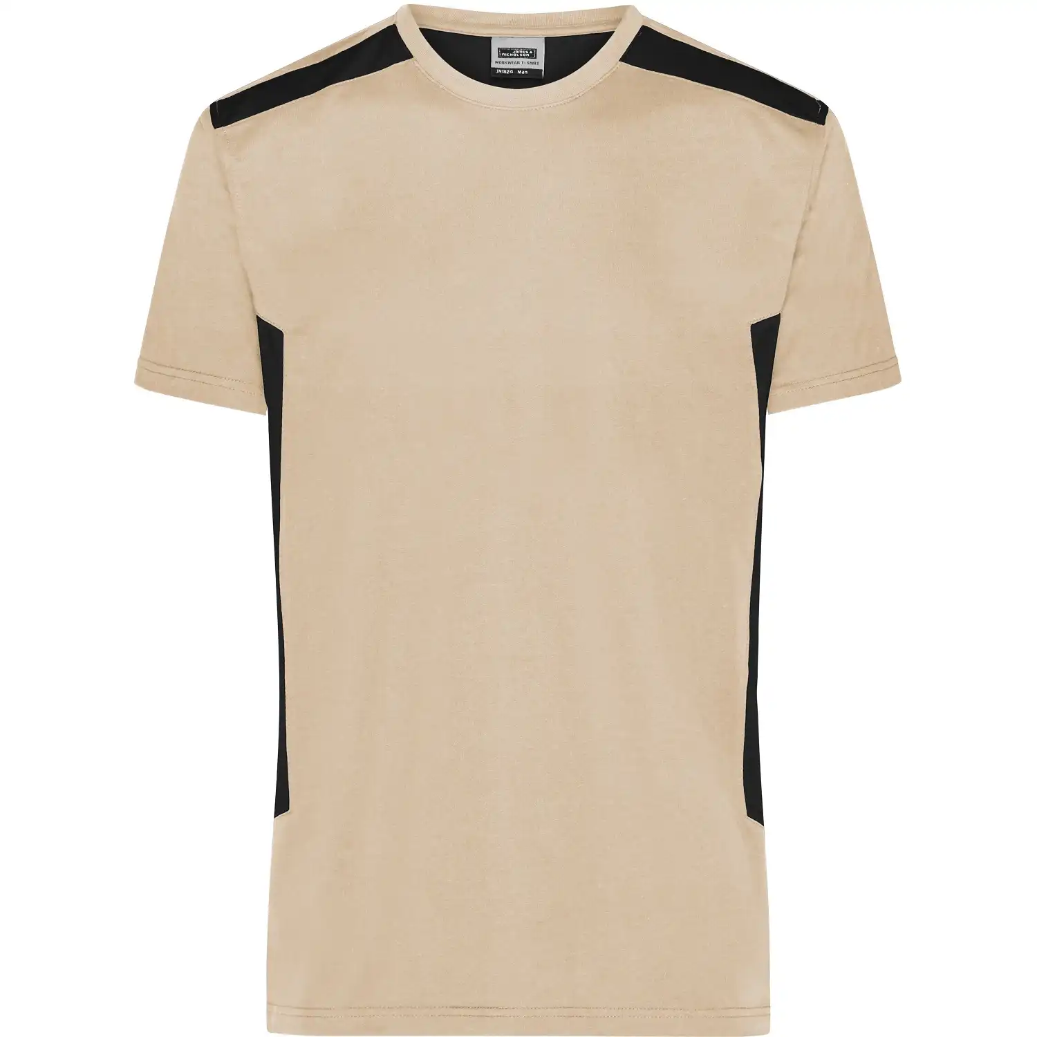 T-Shirt "JN1824" in stone/black, M - Bild 1