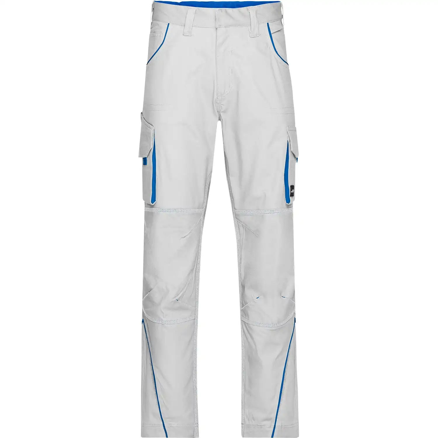 Funktionshose "JN847" in white/royal, 50 - Bild 1