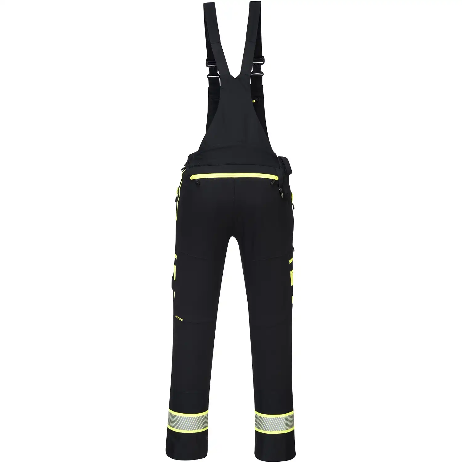 Stretch Latzhose "DX441" DX4 in schwarz, L - Thumbnail 2