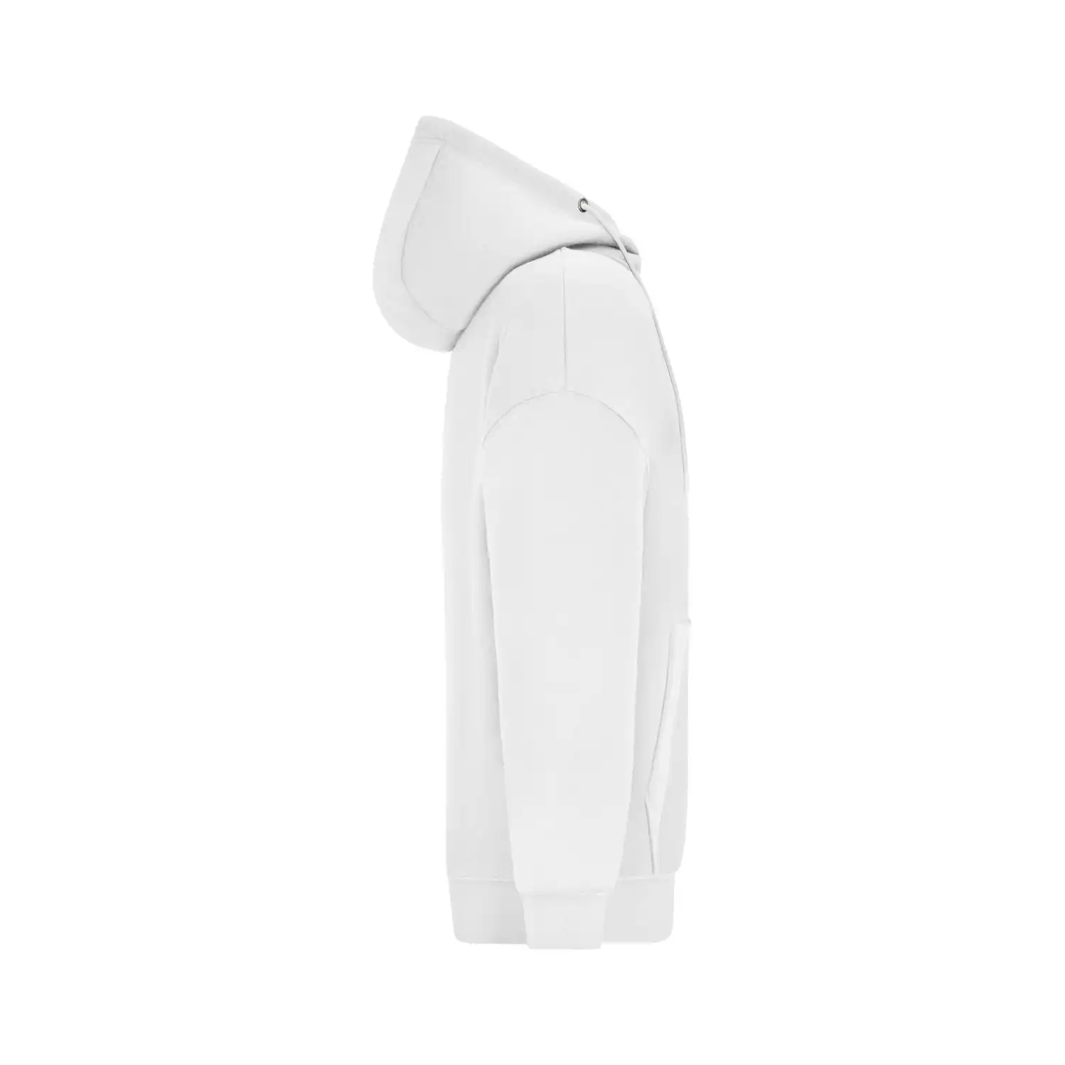 Unisex Kapuzen-Sweatjacke "OVERSIZED HOODED JACKET" 8043 in white, 3XL - Thumbnail 4