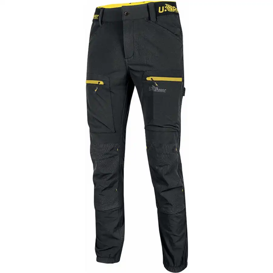 Stretch Servicehose "HORIZON" U-Supremacy in black carbon, XL (DE size: L) - Thumbnail 1