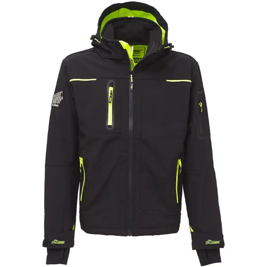 Softshelljacke "SPACE" Performance  in black carbon, S - Thumbnail 1