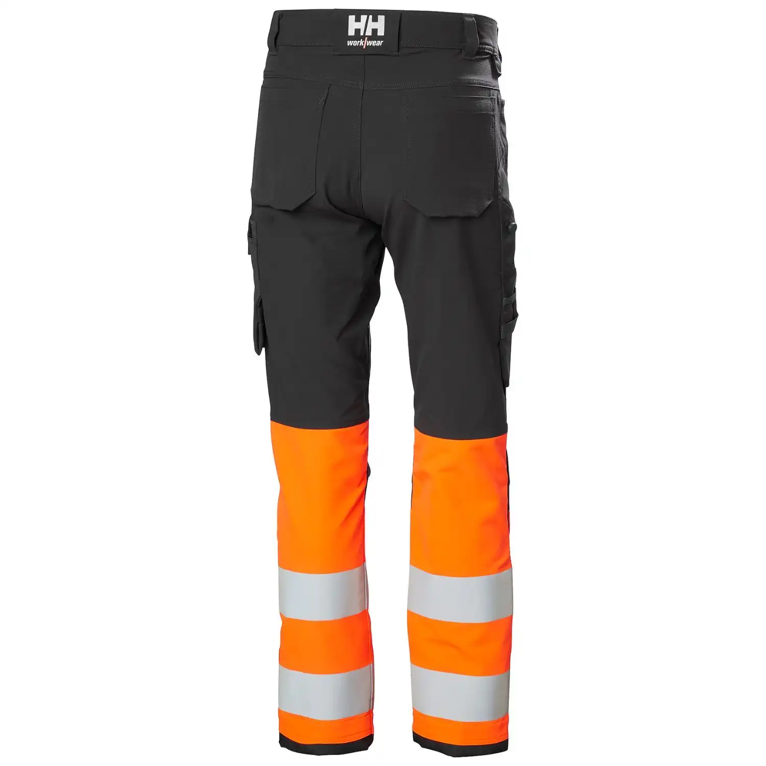 Warnschutz Stretch Bundhose Kl. 1 "ALNA 4X HH CONNECT™" in orange/dunkelgrau, C60 - Thumbnail 2