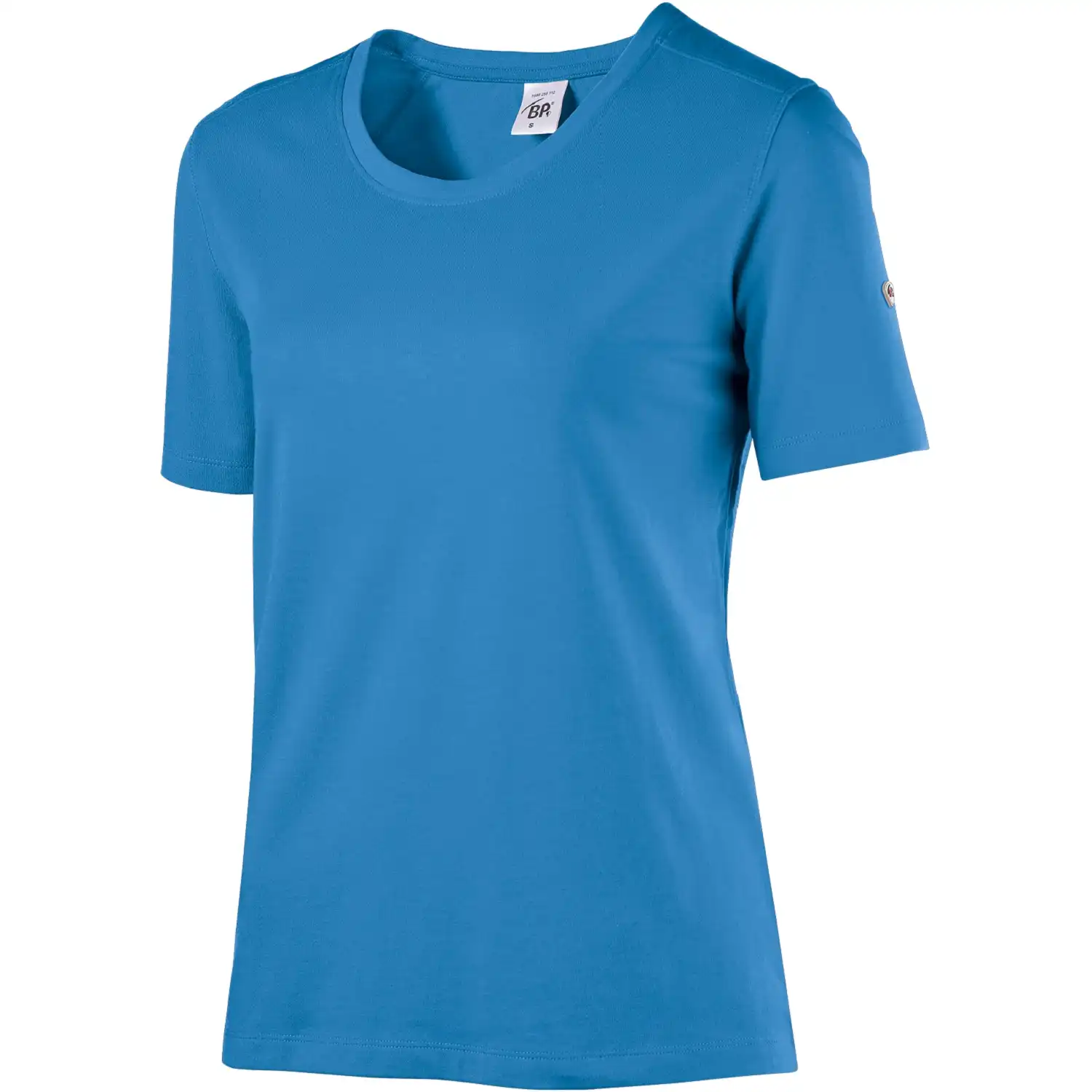 Damen T-Shirt "1715-234" Essentials in azurblau, XS - Bild 1