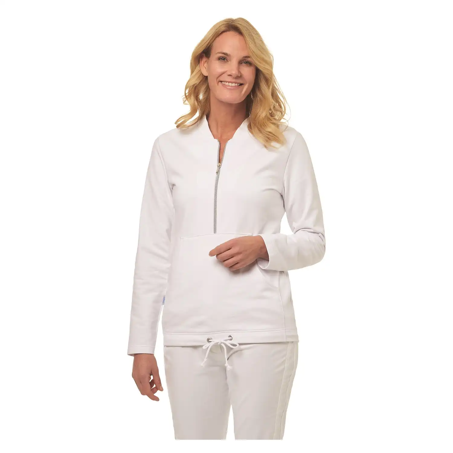 Damen-Sweatshirt weiß "08/2750" in S - Bild 1