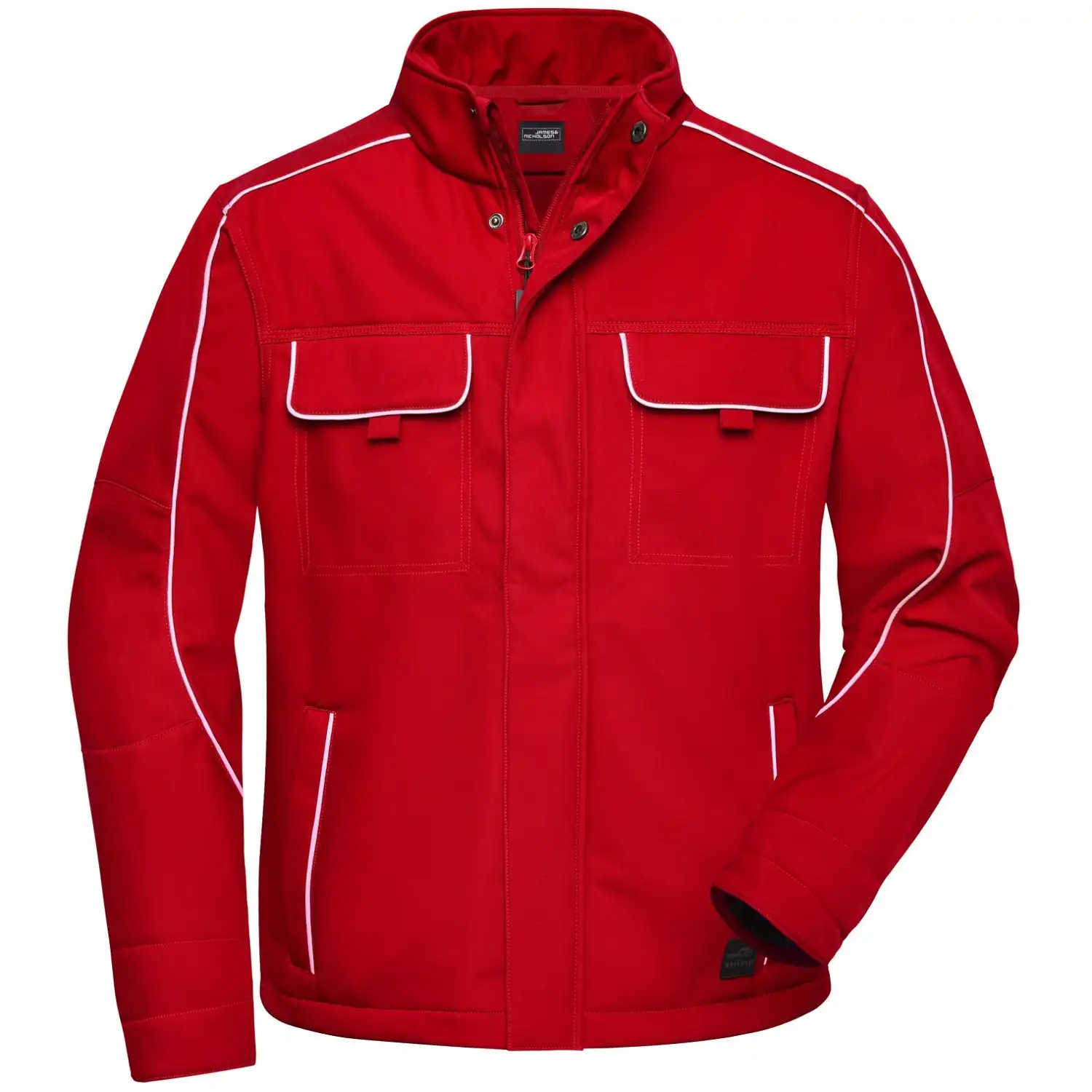 Softshell Jacke "JN884" in red, 3XL - Bild 1
