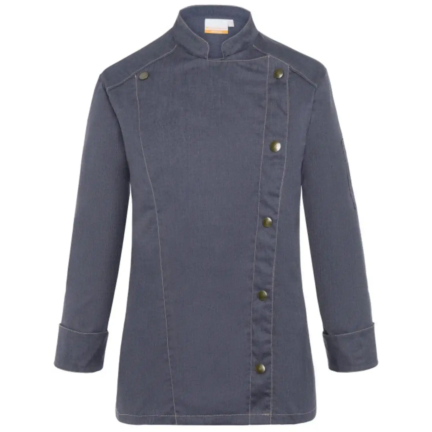 Damen Kochjacke Jeans "JF 20" in 34, vintage schwarz - Thumbnail 1