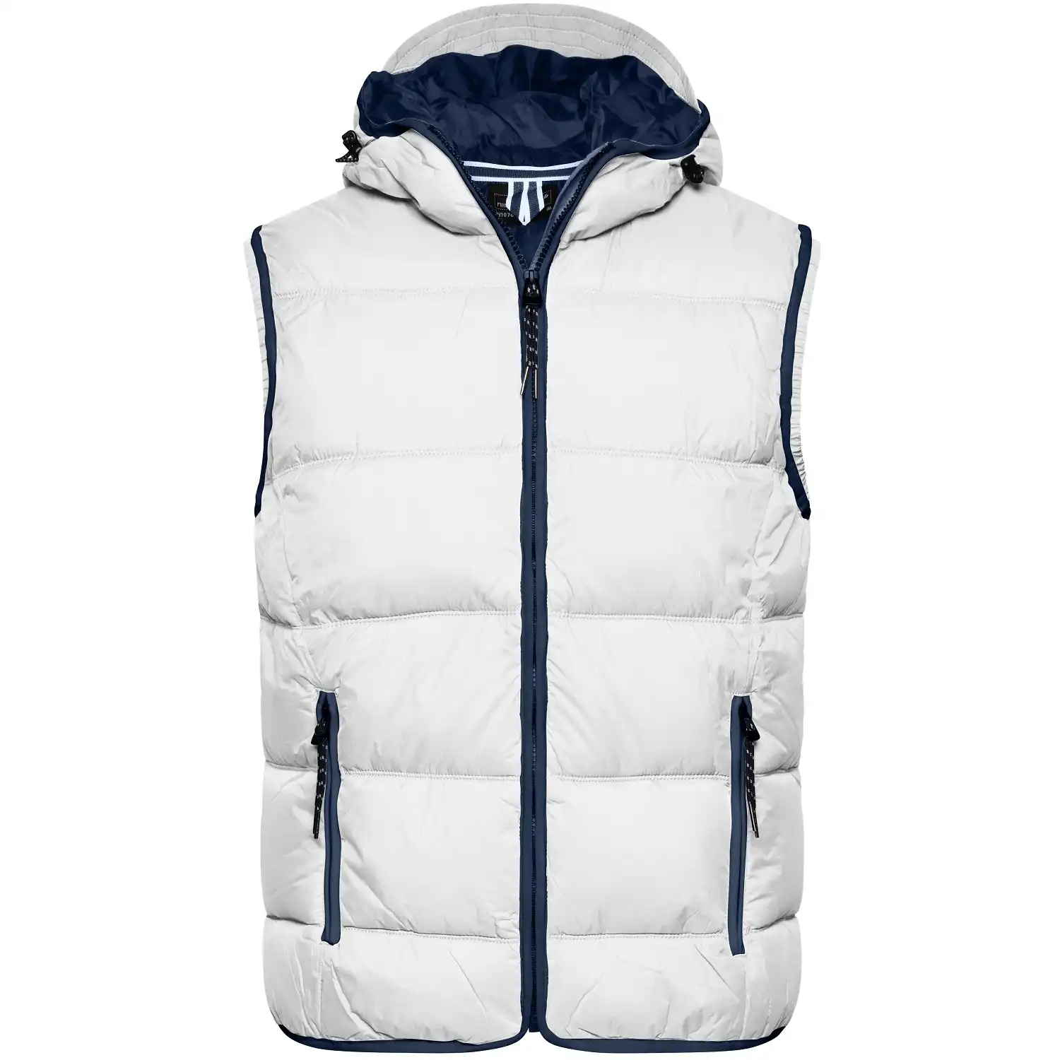 Maritime Weste "JN1076" in white/navy, M - Bild 1