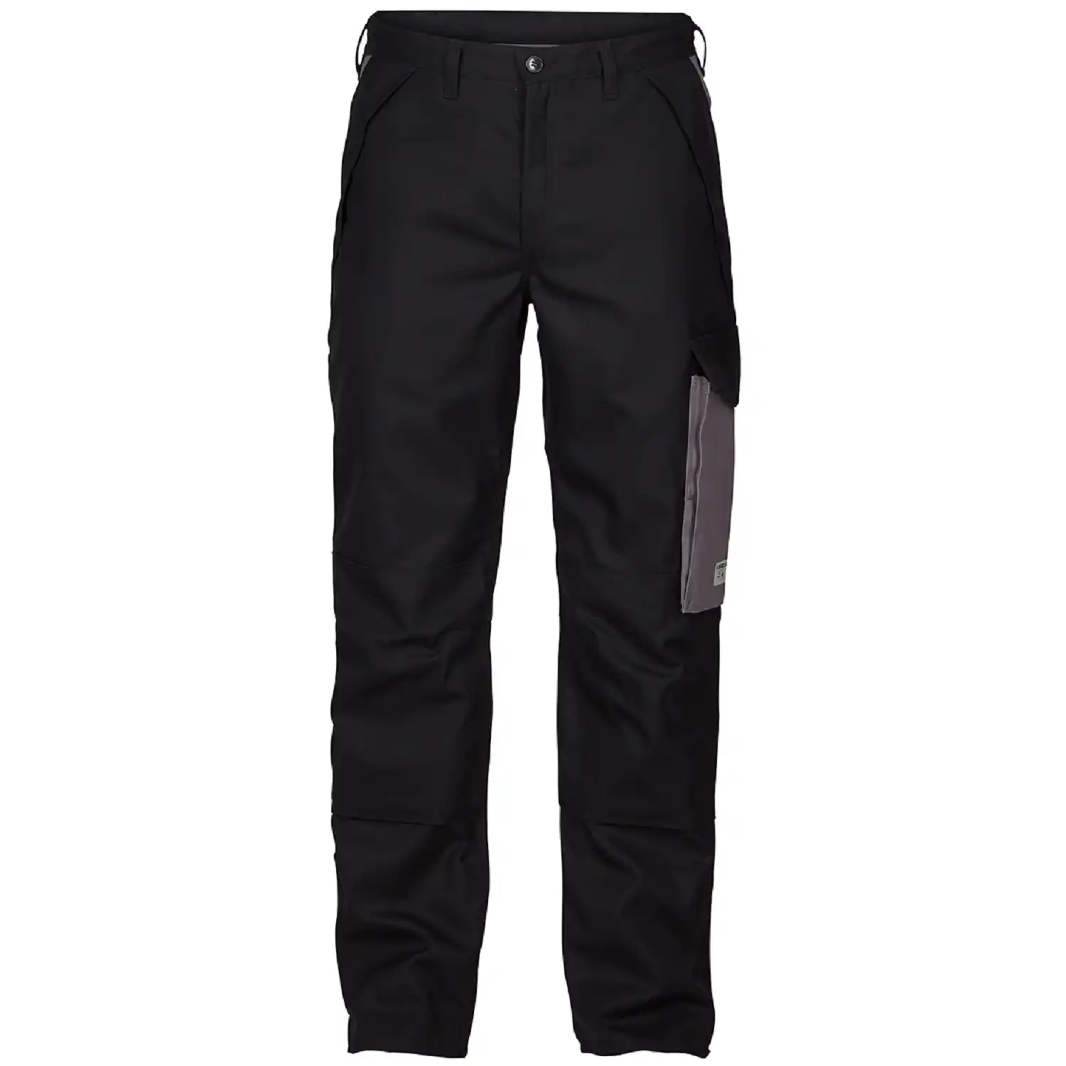Multinorm Bundhose "2444-106" Safety+ 350 g/m² in schwarz/grau, 48 - Bild 1
