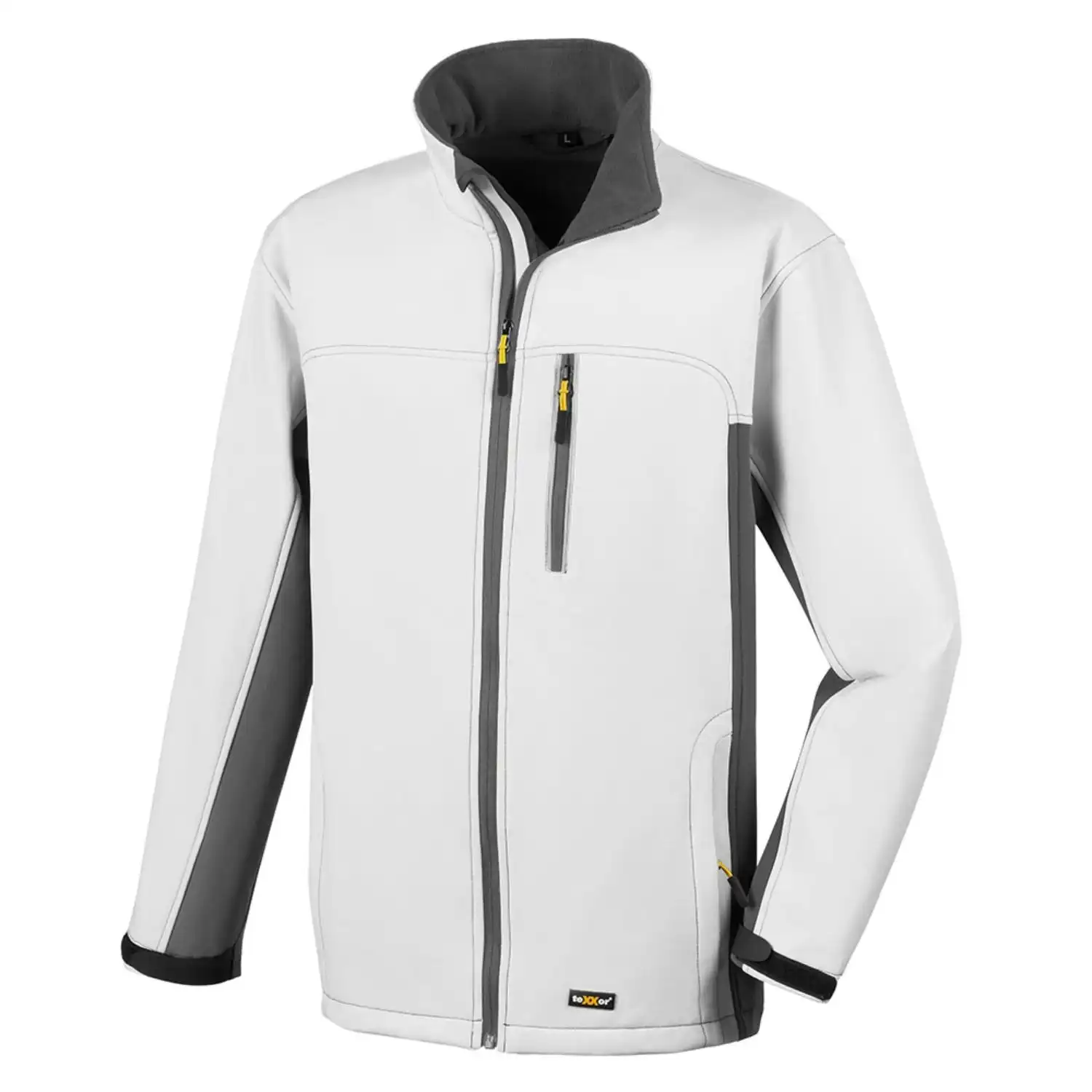 Softshell-Jacke "SKAGEN" in weiß/grau, 3XL - Thumbnail 1