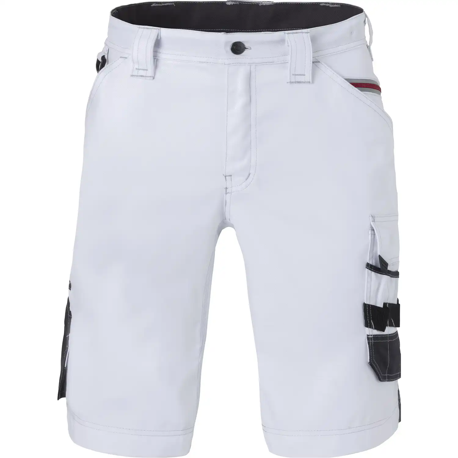 Shorts "80241" Attitude in weiß/dunkelgrau, 44 - Bild 1