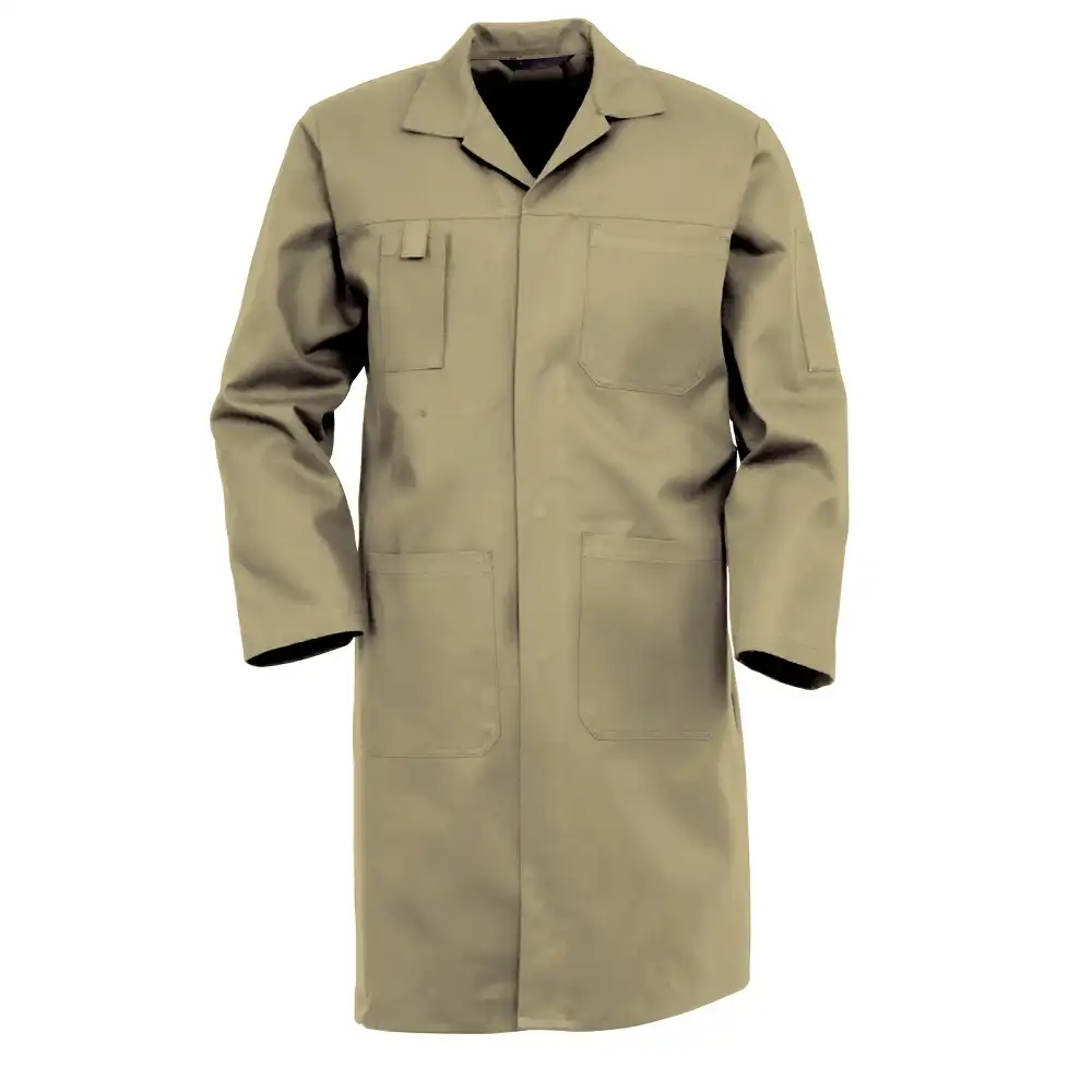 Berufsmantel "4023" Basic in khaki, 48 - Bild 1
