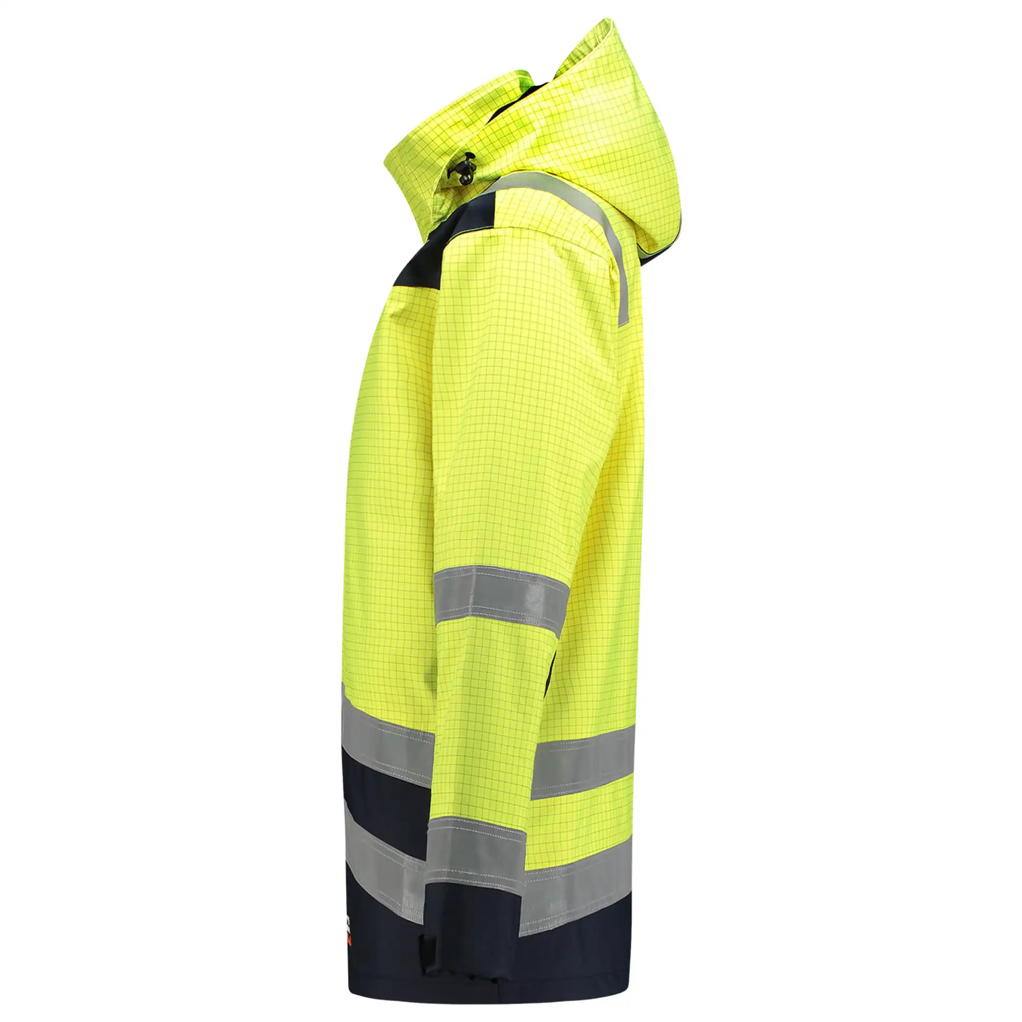 Multinorm Regenparka "403009" Safety yellow/ink in L - Thumbnail 3