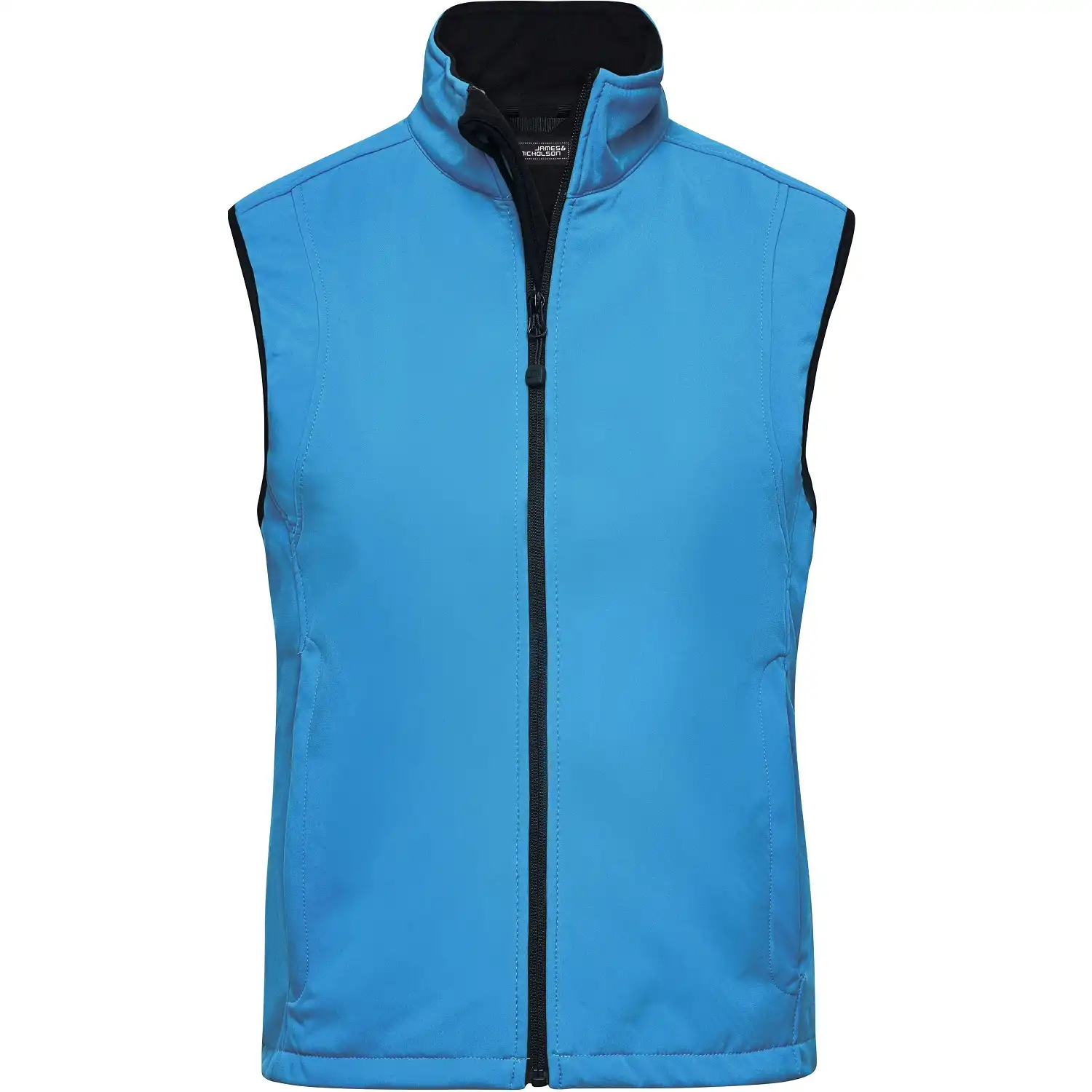 Damen Softshellweste "JN138" in aqua, L - Bild 1