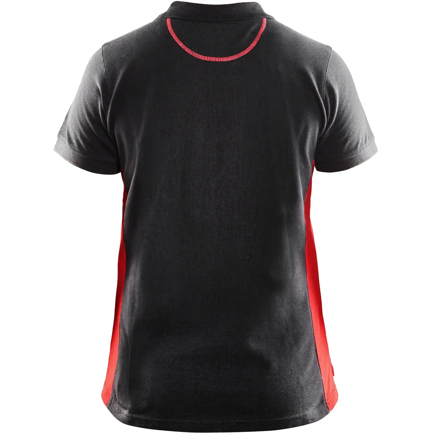Damen Polo-Shirt "3390" in schwarz/rot, L - Thumbnail 2