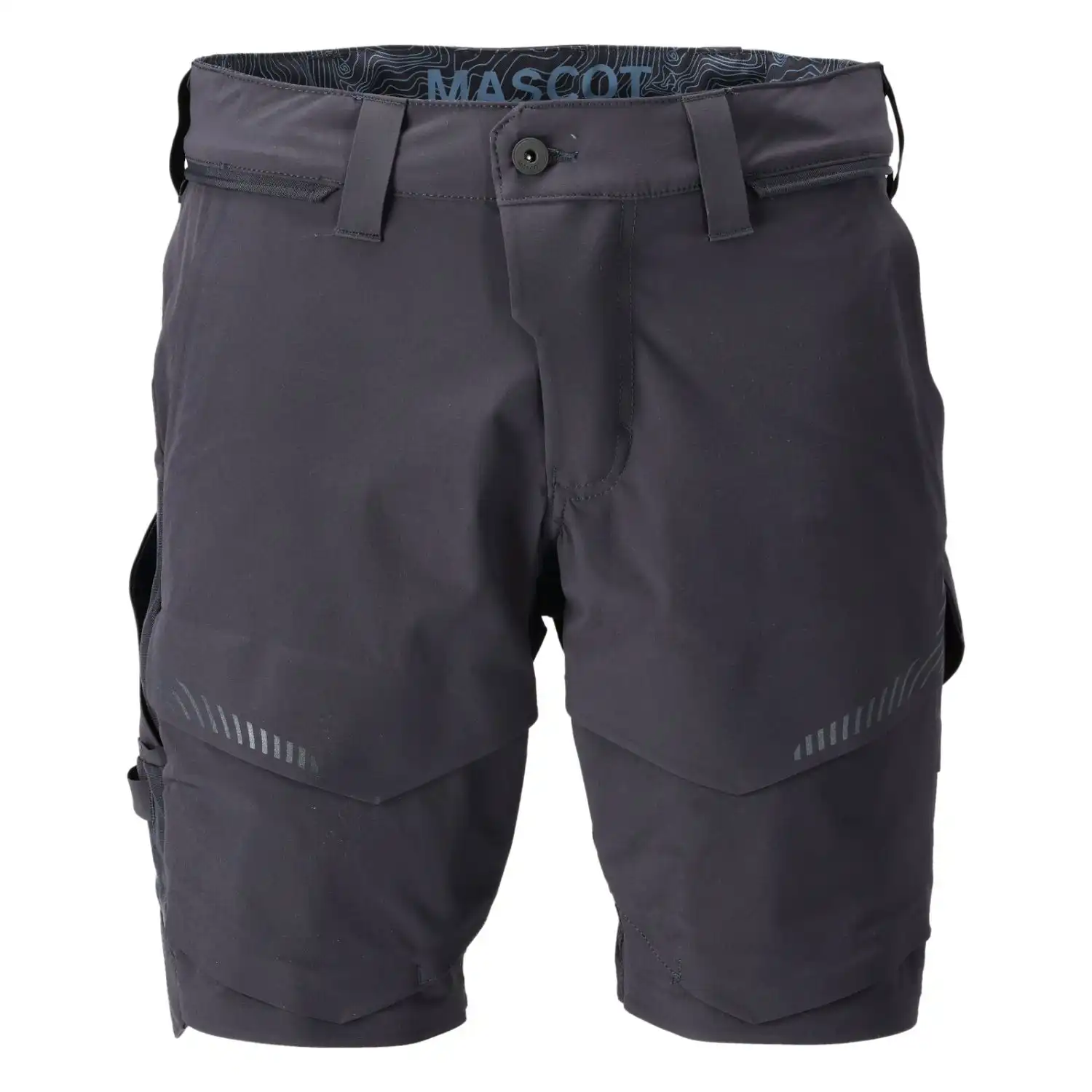 Stretch-Shorts "22149-605" Customized in schwarzblau, 24C50 - Thumbnail 1