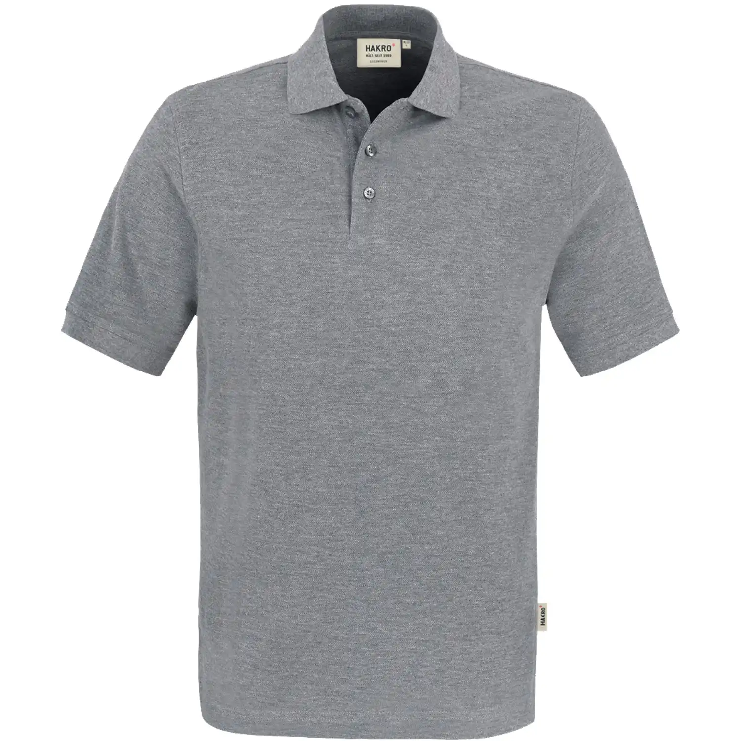 Polo-Shirt "CLASSIC" 810 in grau-meliert, L - Bild 1