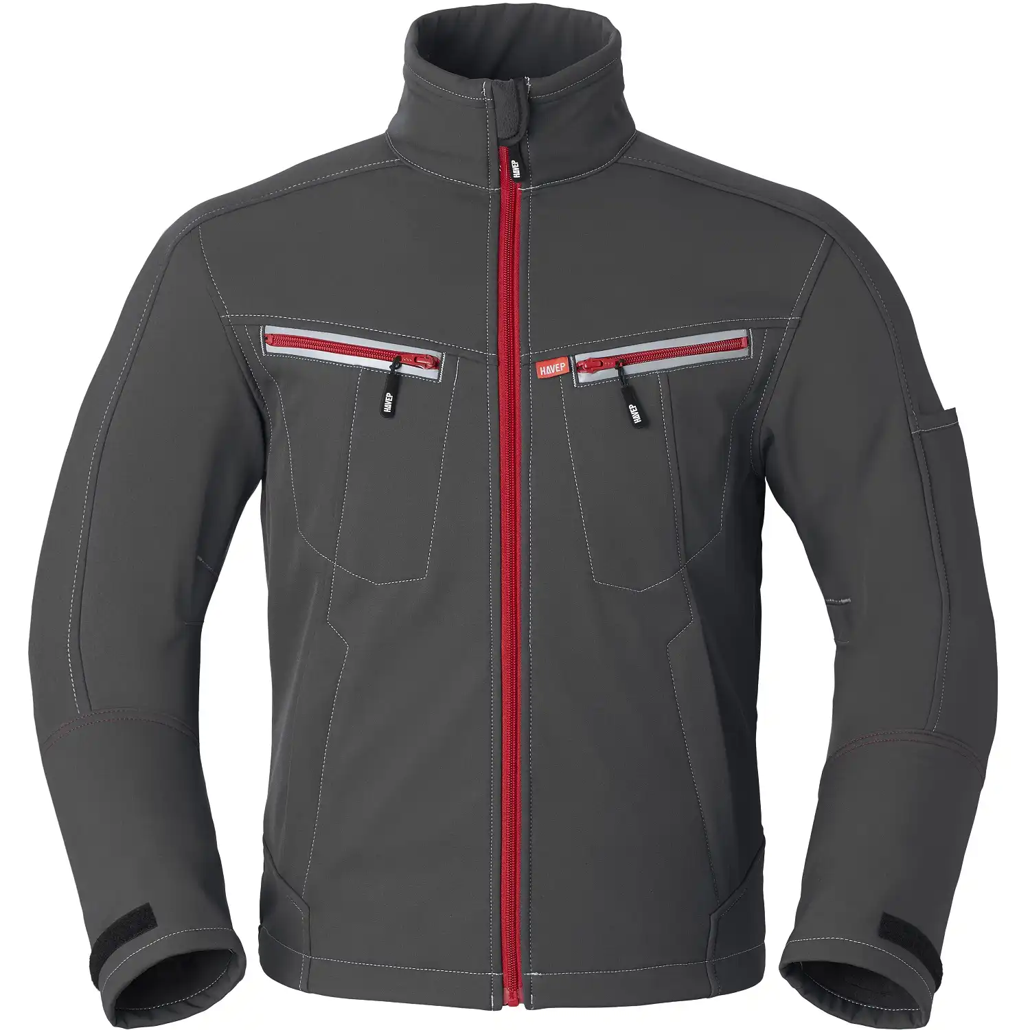 Softshelljacke "40145" Attitude in dunkelgrau, L - Bild 1