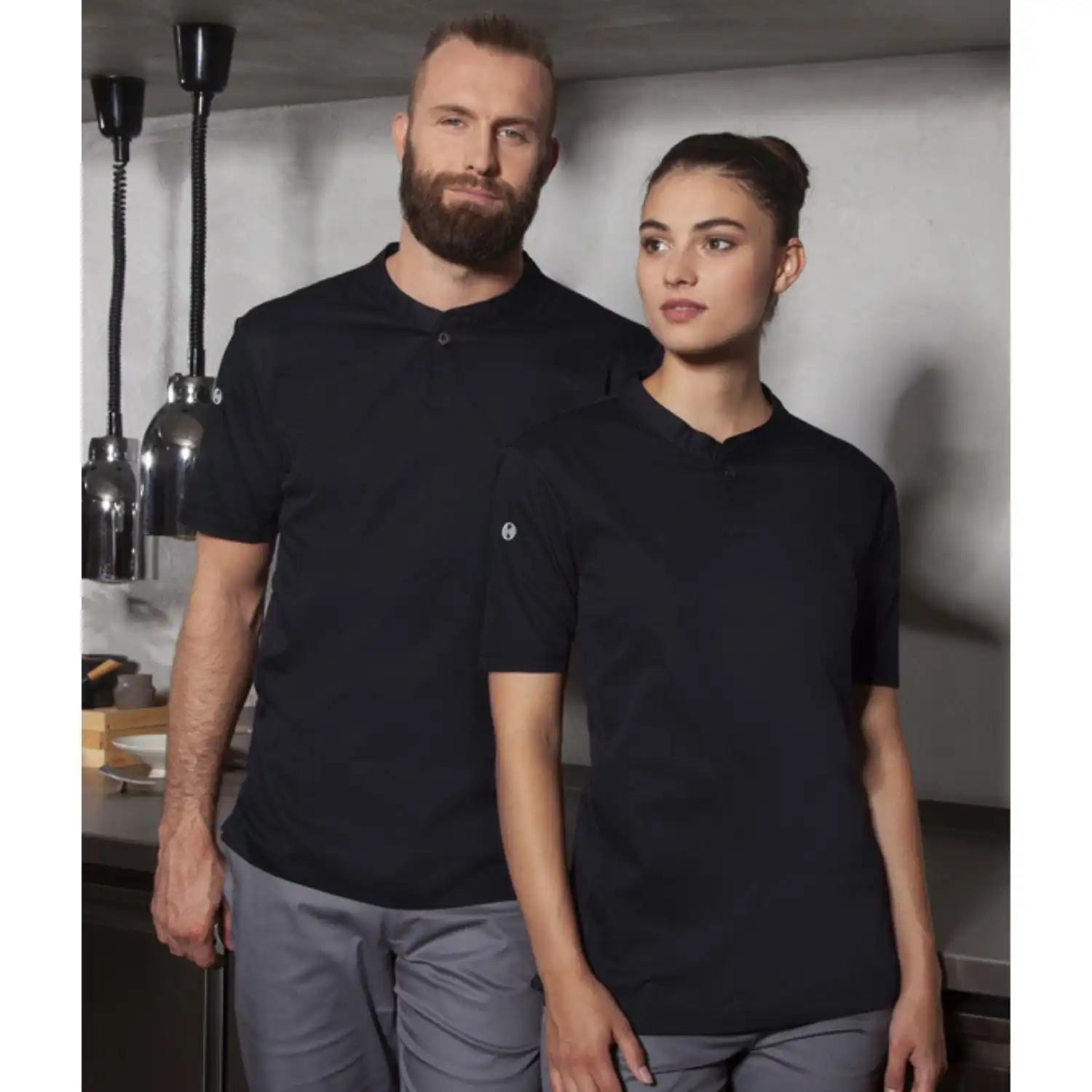 Damen T-Shirt Performance "TF 3" in schwarz, L - Thumbnail 7