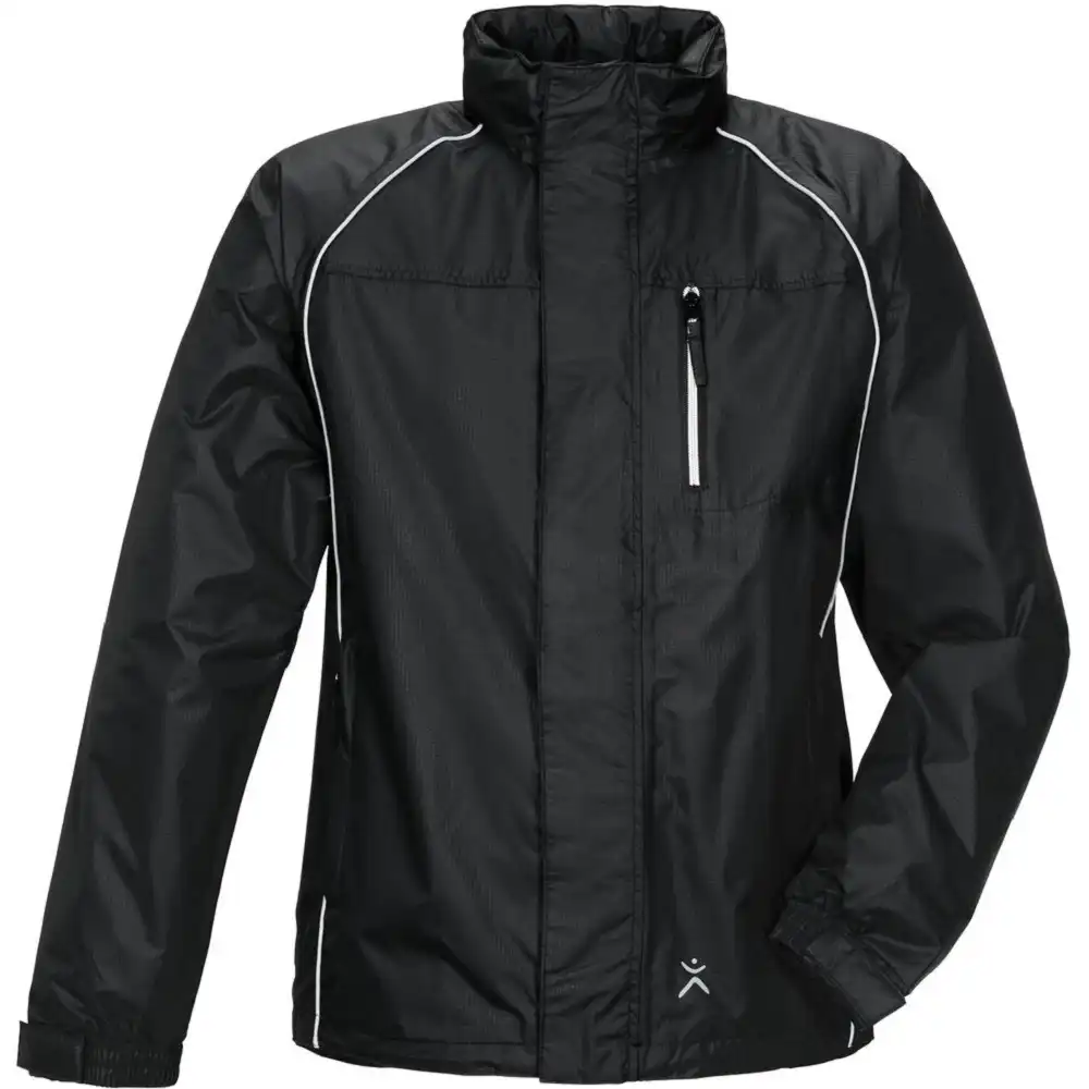 Regenjacke "MONSUN" Outdoor in schwarz, L - Thumbnail 1