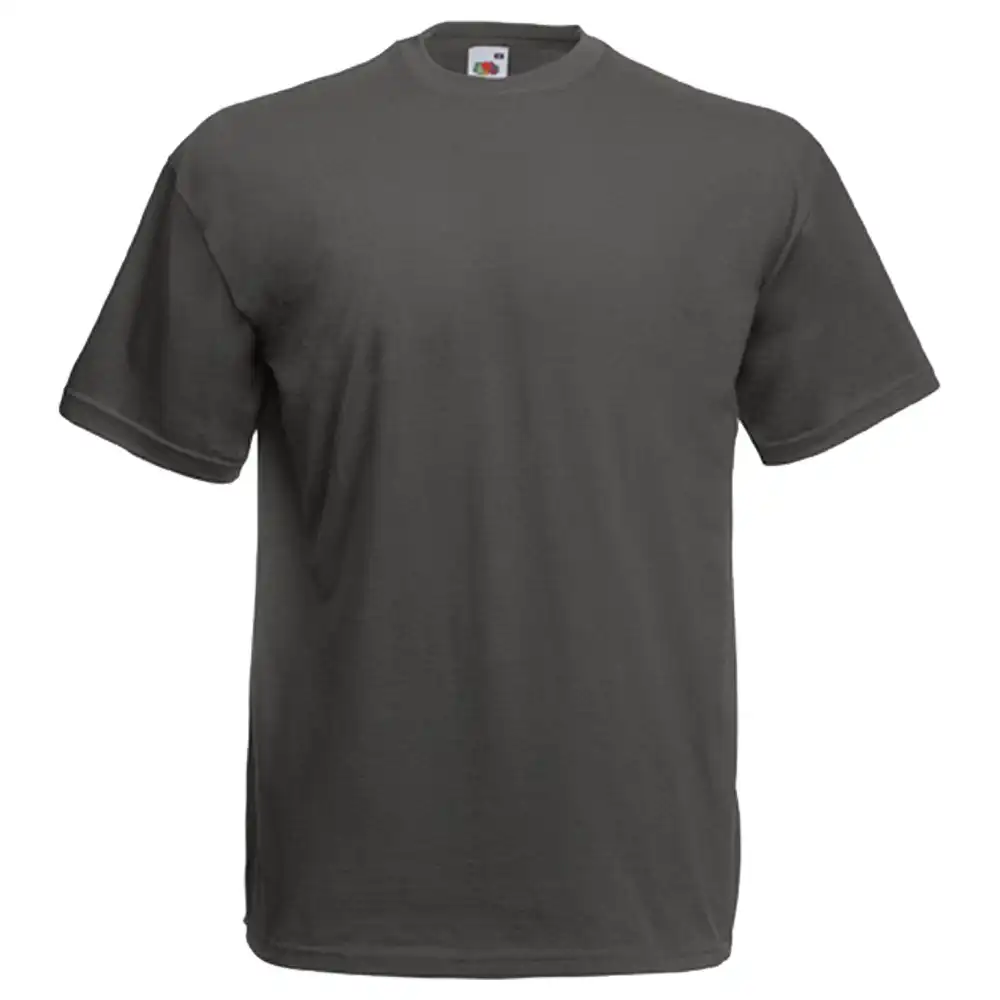 T-Shirt "F140" 100% Baumwolle Valueweight in light graphite, XXL - Bild 1