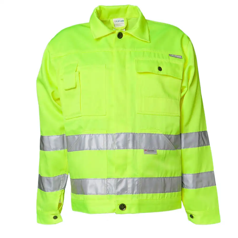 Warnschutz Bundjacke "UNI" in uni gelb, 42 - Bild 1