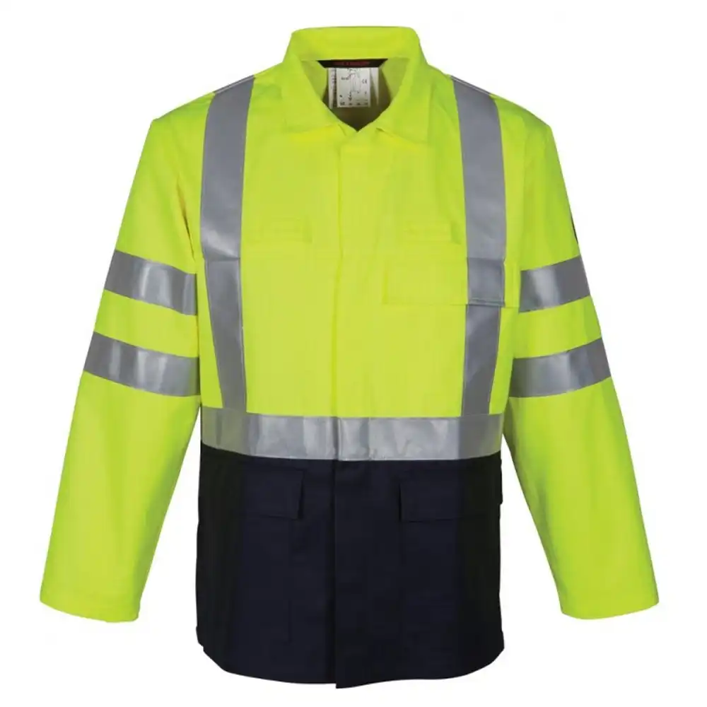Multinorm Langjacke "30012" Multi Protector gelb/marine in 44 - Bild 1