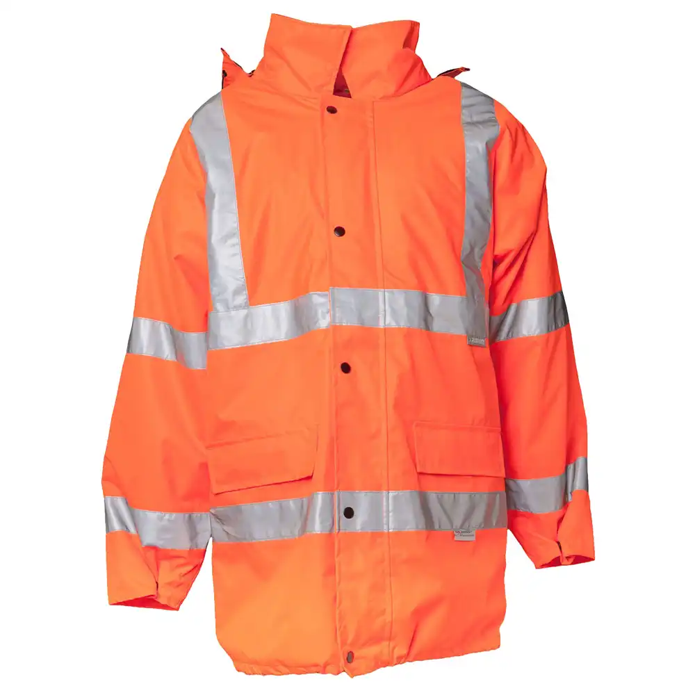 Warnschutz Winter-Parka "UNI" in uni orange, 4XL - Bild 1