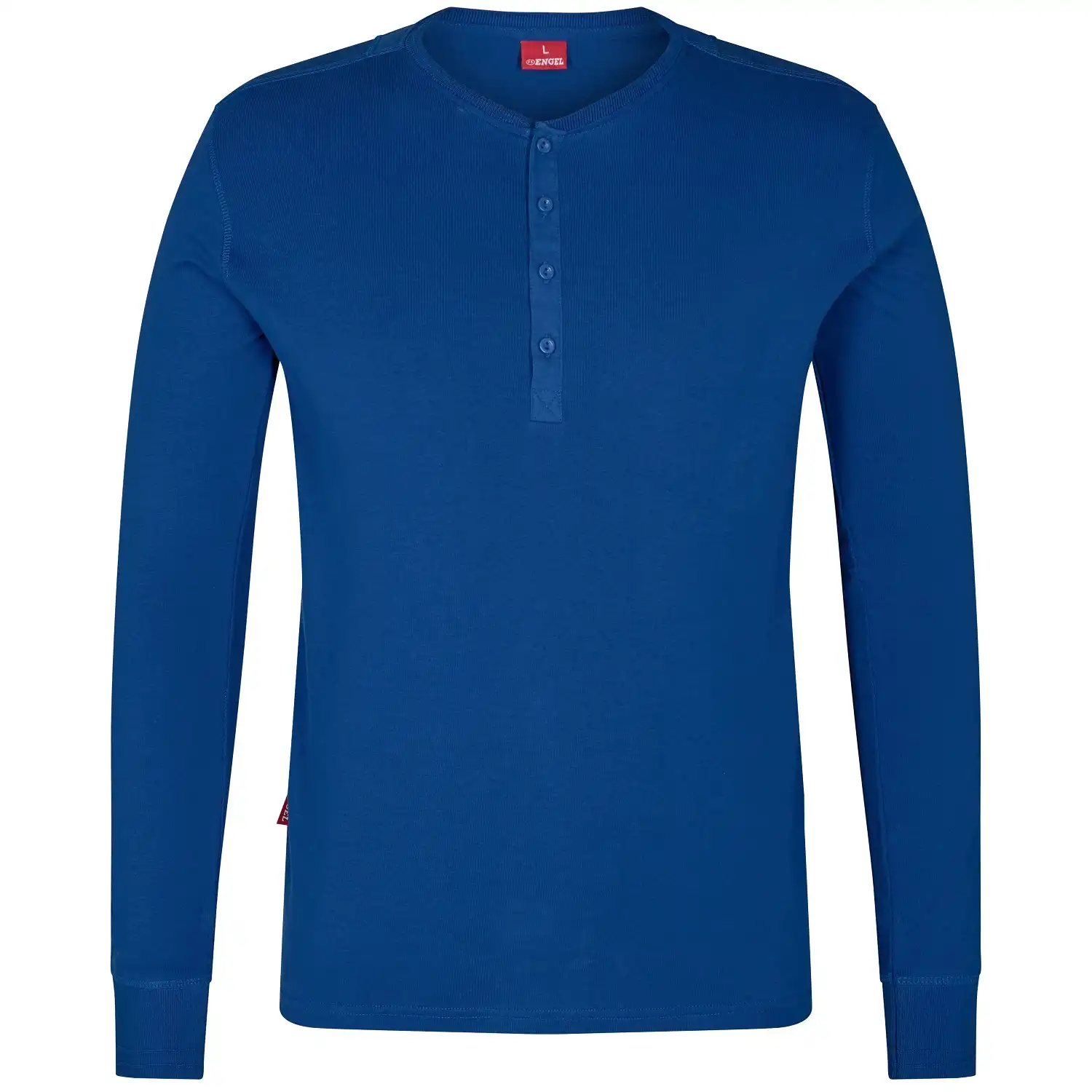 Langarmshirt Henley-Grandad "9257-565" Extend in surfer blue, XXL - Bild 1