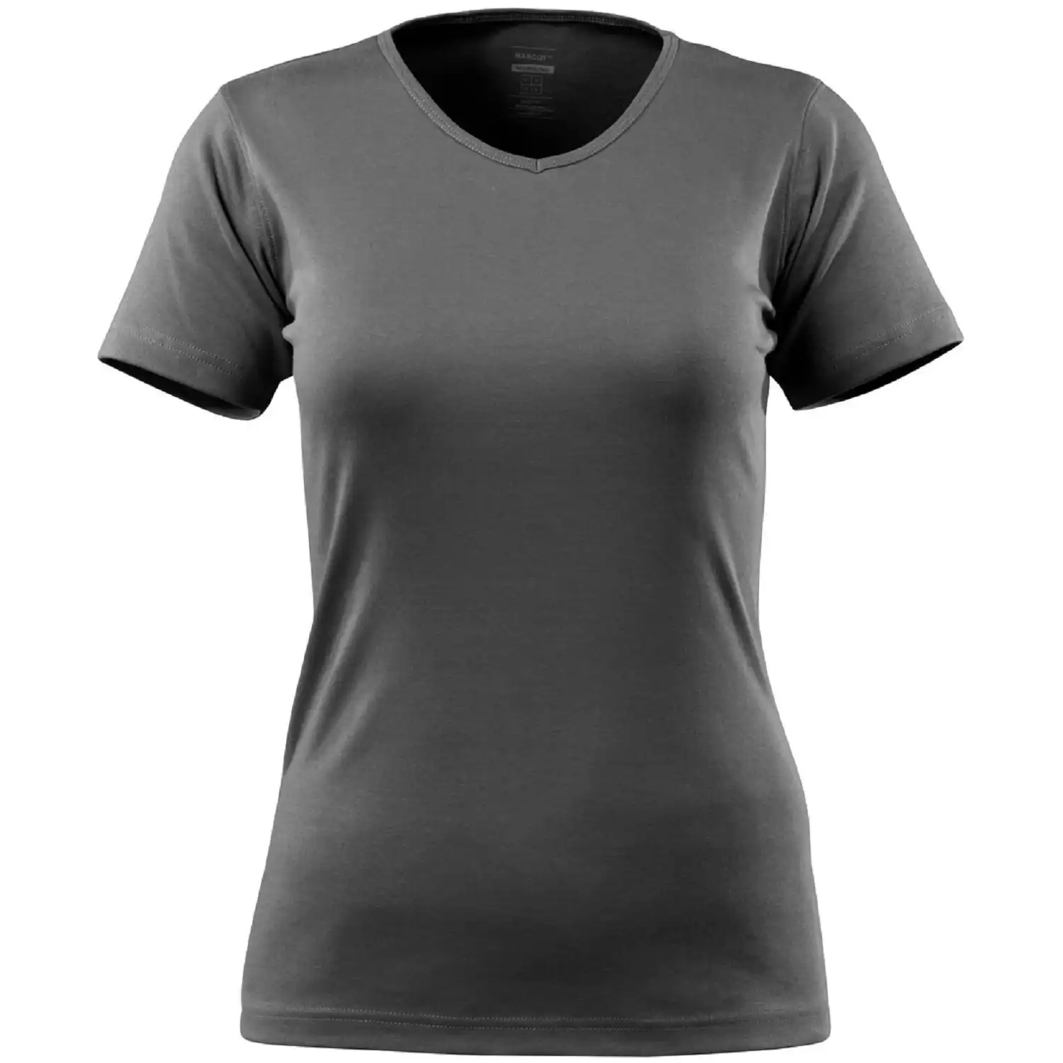 Damen T-Shirt "NICE" Crossover in dunkelanthrazit, L - Bild 1